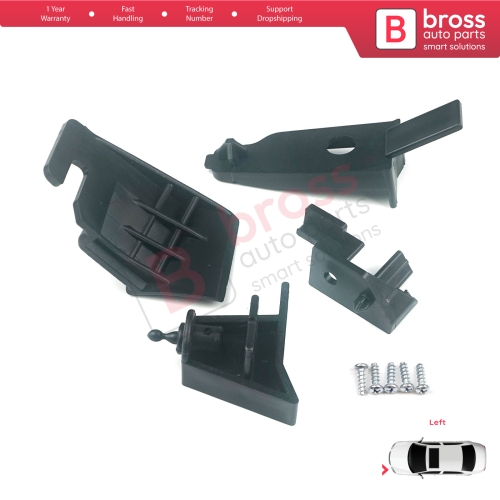 Headlight Holder Mount Repair Bracket Tab Set Left Side for Ford Transit Tourneo Courier MK1 2013-2022 ET7613W030