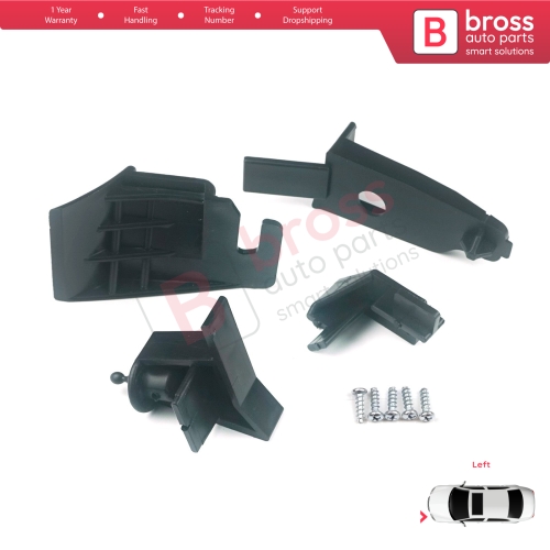 Headlight Holder Mount Repair Bracket Tab Set Left Side for Ford Transit Tourneo Courier MK1 2013-2022 ET7613W030