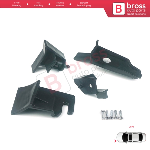 Headlight Holder Mount Repair Bracket Tab Set Left Side for Ford Transit Tourneo Courier MK1 2013-2022 ET7613W030