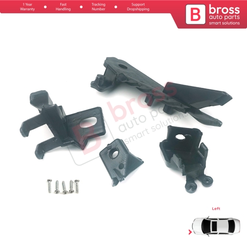 Headlight Holder Mount Repair Bracket Tab Set Left Side for Renault Megane BFB K9A B9A MK4 2016-On 260601571R