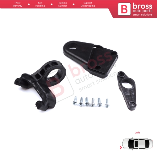 Headlight Holder Mount Repair Bracket Tab Set Left Side for Skoda Octavia MK3 5E 2012-2019 5E0998225