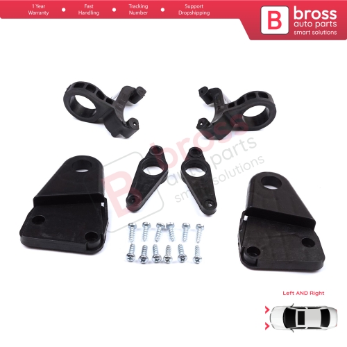 Headlight Holder Mount Repair Bracket Tab Set Right Left Side for Skoda Octavia MK3 5E 2012-2019 5E0998225 5E0998226