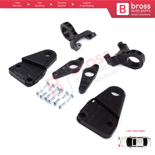 Headlight Holder Mount Repair Bracket Tab Set Right Left Side for Skoda Octavia MK3 5E 2012-2019 5E0998225 5E0998226