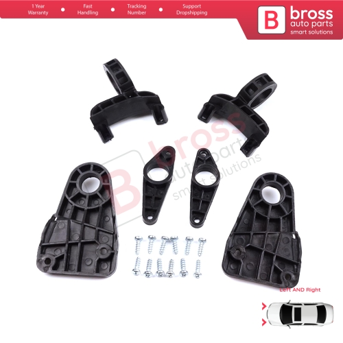 Headlight Holder Mount Repair Bracket Tab Set Right Left Side for Skoda Octavia MK3 5E 2012-2019 5E0998225 5E0998226