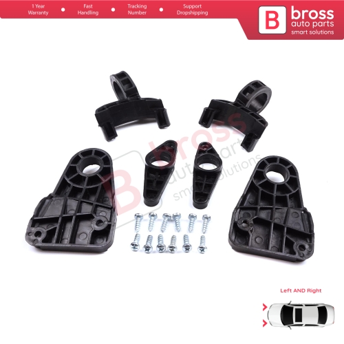 Headlight Holder Mount Repair Bracket Tab Set Right Left Side for Skoda Octavia MK3 5E 2012-2019 5E0998225 5E0998226