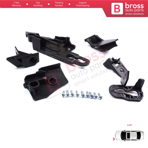 Headlight Holder Mount Repair Bracket Tab Set Left Side for Seat Leon Cupra MK4 KL1 KL8 2020-On 5FA998225