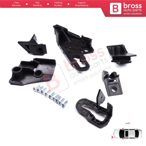 Headlight Holder Mount Repair Bracket Tab Set Left Side for Seat Leon Cupra MK4 KL1 KL8 2020-On 5FA998225