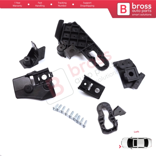 Headlight Holder Mount Repair Bracket Tab Set Left Side for Seat Leon Cupra MK4 KL1 KL8 2020-On 5FA998225