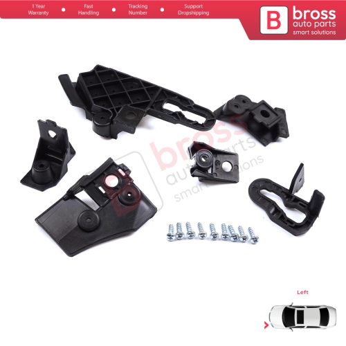 Headlight Holder Mount Repair Bracket Tab Set Left Side for Seat Leon Cupra MK4 KL1 KL8 2020-On 5FA998225