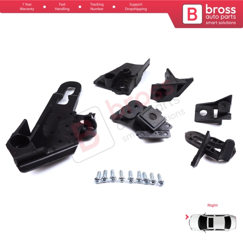 Headlight Holder Mount Repair Bracket Tab Set Right Side for Seat Leon Cupra MK4 KL1 KL8 2020-On 5FA998226