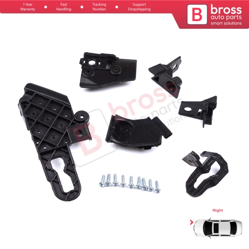 Headlight Holder Mount Repair Bracket Tab Set Right Side for Seat Leon Cupra MK4 KL1 KL8 2020-On 5FA998226