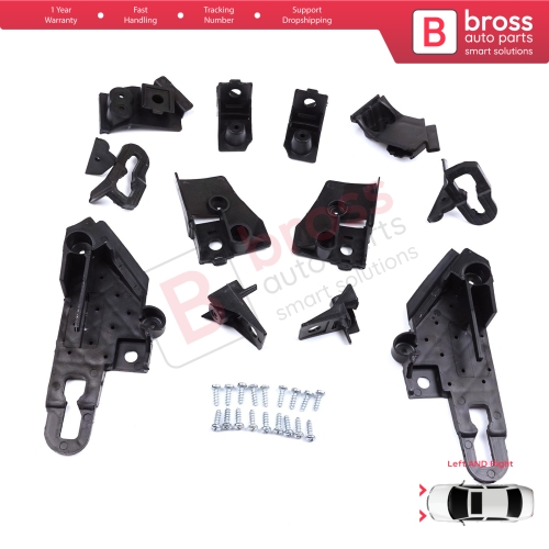 Headlight Holder Mount Repair Bracket Tab Set Left Right Side for Seat Leon Cupra MK4 KL1 KL8 2020-On 5FA998225 5FA998226