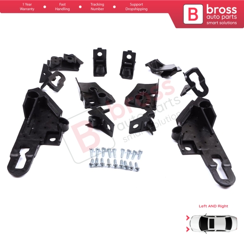 Headlight Holder Mount Repair Bracket Tab Set Left Right Side for Seat Leon Cupra MK4 KL1 KL8 2020-On 5FA998225 5FA998226