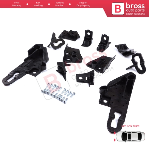 Headlight Holder Mount Repair Bracket Tab Set Left Right Side for Seat Leon Cupra MK4 KL1 KL8 2020-On 5FA998225 5FA998226