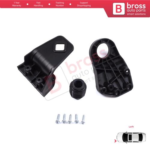 Headlight Holder Mount Repair Bracket Tab Set Left Side for Audi A3 S3 MK3 8V 2012-2020 8V0998121