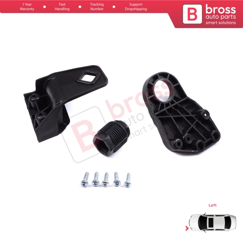 Headlight Holder Mount Repair Bracket Tab Set Left Side for Audi A3 S3 MK3 8V 2012-2020 8V0998121