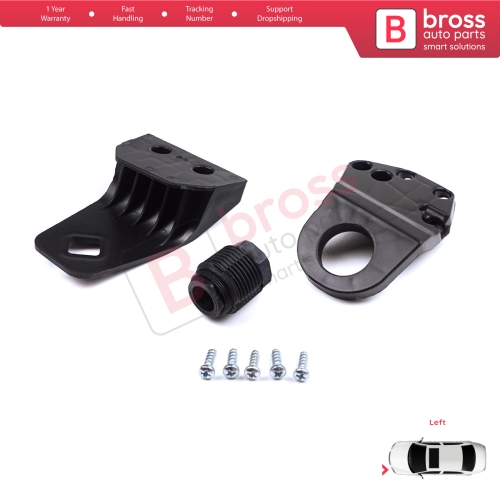 Headlight Holder Mount Repair Bracket Tab Set Left Side for Audi A3 S3 MK3 8V 2012-2020 8V0998121