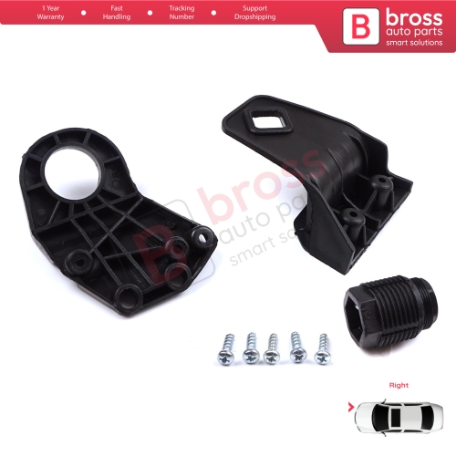 Headlight Holder Mount Repair Bracket Tab Set Right Side for Audi A3 S3 MK3 8V 2012-2020 8V0998122