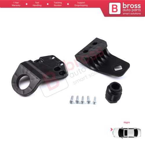 Headlight Holder Mount Repair Bracket Tab Set Right Side for Audi A3 S3 MK3 8V 2012-2020 8V0998122