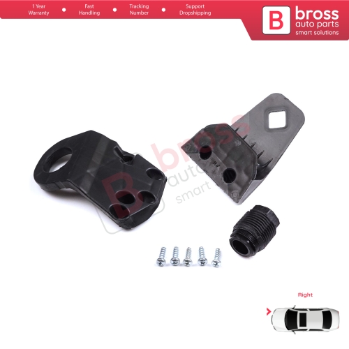 Headlight Holder Mount Repair Bracket Tab Set Right Side for Audi A3 S3 MK3 8V 2012-2020 8V0998122