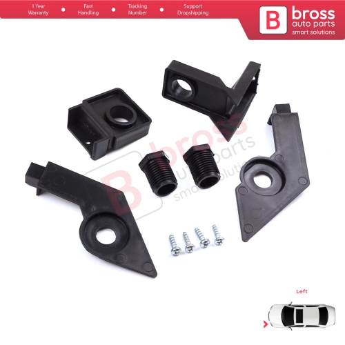 Headlight Holder Mount Repair Bracket Tab Set Left Side for VW Passat B6 3C2 3C5 2005-2011 3C0998225