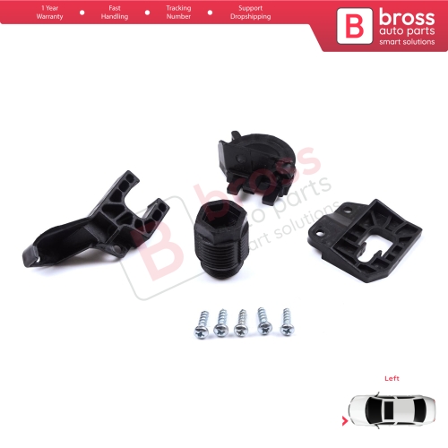 Headlight Holder Mount Repair Bracket Tab Set Left Side for Audi A4 B9 8W 8W5 8WD 8W2 8WC 2016-On 8W0998121