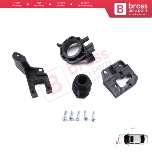 Headlight Holder Mount Repair Bracket Tab Set Left Side for Audi A4 B9 8W 8W5 8WD 8W2 8WC 2016-On 8W0998121