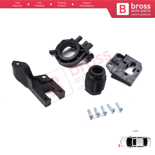 Headlight Holder Mount Repair Bracket Tab Set Left Side for Audi A4 B9 8W 8W5 8WD 8W2 8WC 2016-On 8W0998121