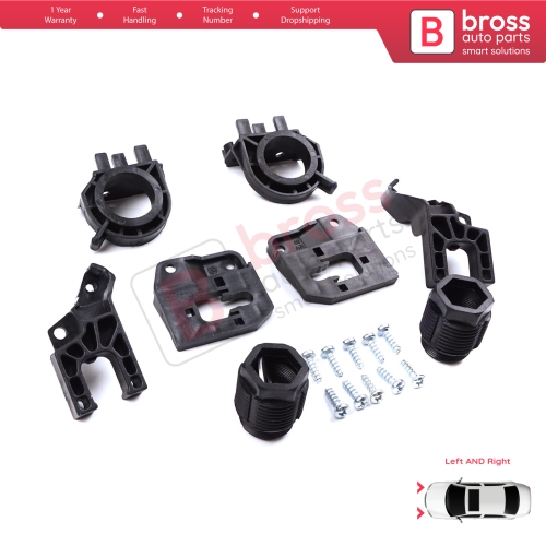 Headlight Holder Mount Repair Bracket Tab Set Left Right Side for Audi A4 B9 8W 8W5 8WD 8W2 8WC 2016-On 8W0998121 8W0998122