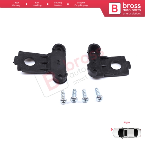 Headlight Holder Mount Repair Bracket Tab Set Right Side for VW Polo MK6 AW1 BZ1 AE1 2017-On 4/5 Door 2G0998226