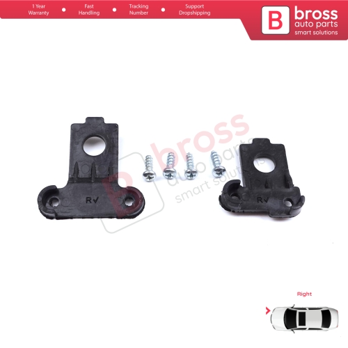 Headlight Holder Mount Repair Bracket Tab Set Right Side for VW Polo MK6 AW1 BZ1 AE1 2017-On 4/5 Door 2G0998226