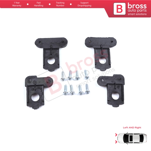 Headlight Holder Mount Repair Bracket Tab Set Left Right Side for VW Polo MK6 AW1 BZ1 AE1 2017-On 4/5 Door 2G0998225 2G0998226