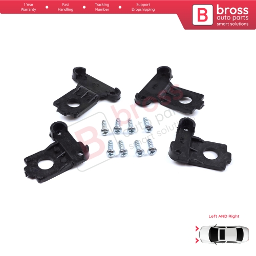 Headlight Holder Mount Repair Bracket Tab Set Left Right Side for VW Polo MK6 AW1 BZ1 AE1 2017-On 4/5 Door 2G0998225 2G0998226