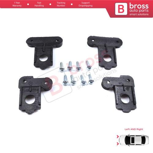 Headlight Holder Mount Repair Bracket Tab Set Left Right Side for VW Polo MK6 AW1 BZ1 AE1 2017-On 4/5 Door 2G0998225 2G0998226