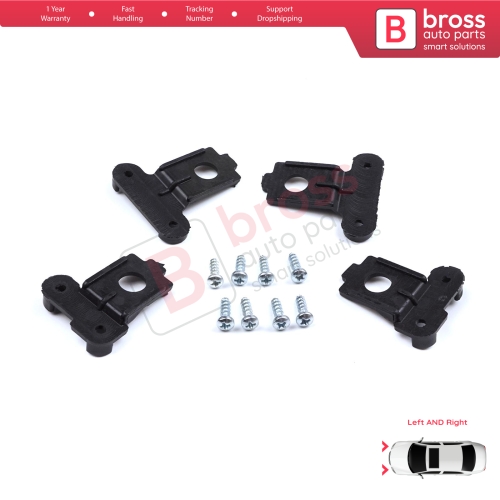 Headlight Holder Mount Repair Bracket Tab Set Left Right Side for VW Polo MK6 AW1 BZ1 AE1 2017-On 4/5 Door 2G0998225 2G0998226