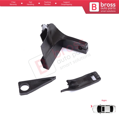 Headlight Holder Mount Repair Bracket Tab Set Right Side for Ford Transit Tourneo Custom MK1 V362 2012-2018 BK2113D152BJ