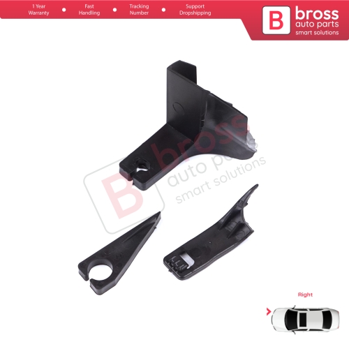 Headlight Holder Mount Repair Bracket Tab Set Right Side for Ford Transit Tourneo Custom MK1 V362 2012-2018 BK2113D152BJ