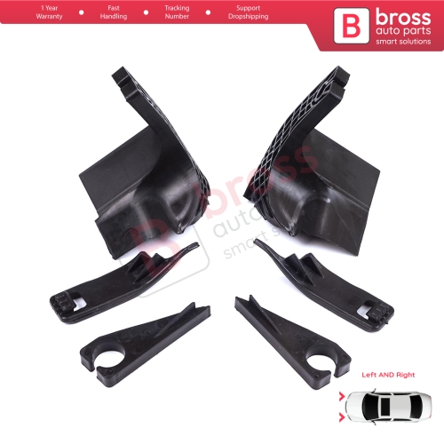 Headlight Holder Mount Repair Bracket Tab Set Right Left Side for Ford Transit Tourneo Custom MK1 V362 2012-2018 BK2113D152BJ BK2113D153BJ