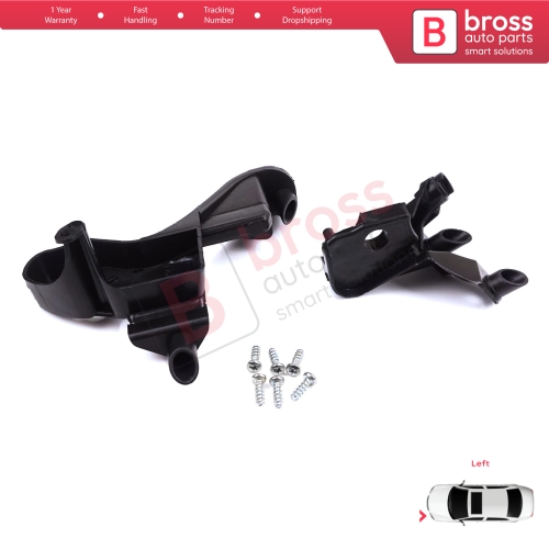 Headlight Holder Mount Repair Bracket Tab Set Left Side for Citroen C4 MK2 B7 NC 2009-2018 DS4 MK1 NX 2010-2015 6212H1