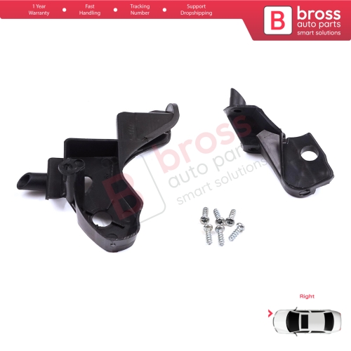 Headlight Holder Mount Repair Bracket Tab Set Right Side for Citroen C4 MK2 B7 NC 2009-2018 DS4 MK1 NX 2010-2015 6212H0