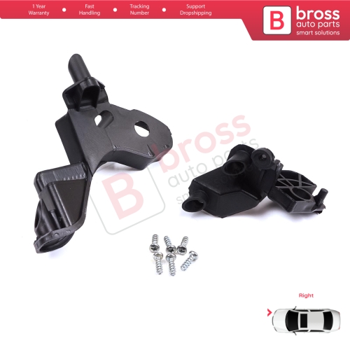 Headlight Holder Mount Repair Bracket Tab Set Right Side for Citroen C4 MK2 B7 NC 2009-2018 DS4 MK1 NX 2010-2015 6212H0