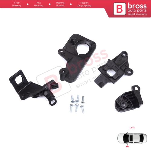 Headlight Holder Mount Repair Bracket Tab Set Left Side for Citroen C5 MK2 MK3 RD TD RW X7 2008-2017 6212F0