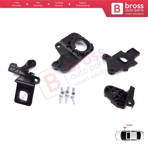 Headlight Holder Mount Repair Bracket Tab Set Right Side for Citroen C5 MK2 MK3 RD TD RW X7 2008-2017 6212F1