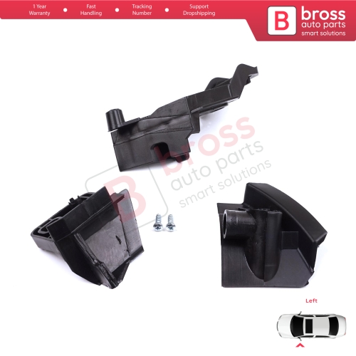 Headlight Holder Mount Repair Bracket Tab Set Left Side for Peugeot 301 2017-2024 Facelift 9817298380