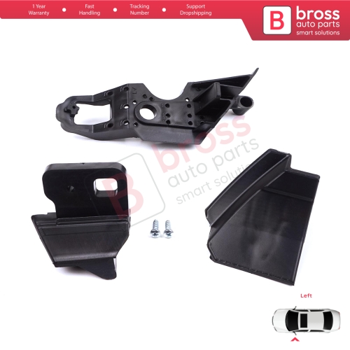 Headlight Holder Mount Repair Bracket Tab Set Left Side for Peugeot 301 2017-2024 Facelift 9817298380