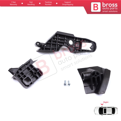 Headlight Holder Mount Repair Bracket Tab Set Right Side for Peugeot 301 2017-2024 Facelift 9817296980