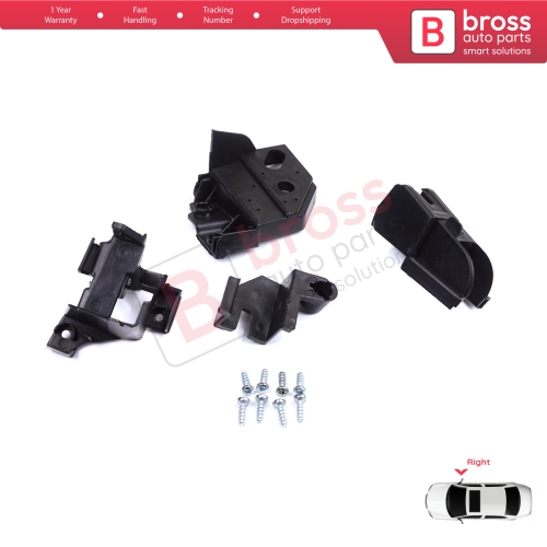 Headlight Holder Mount Repair Bracket Tab Set Right Side for Peugeot Rifter Partner K9 2018-On 9824198780