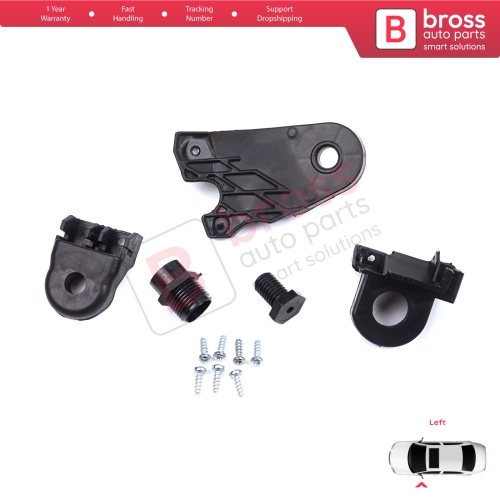 Headlight Holder Mount Repair Bracket Tab Set Left Side for Mercedes C Class W205 C205 S205 A205 2013-2023 A2058200514