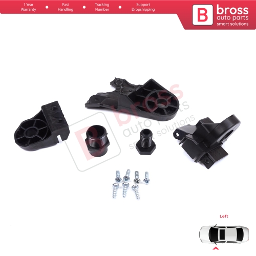 Headlight Holder Mount Repair Bracket Tab Set Left Side for Mercedes C Class W205 C205 S205 A205 2013-2023 A2058200514