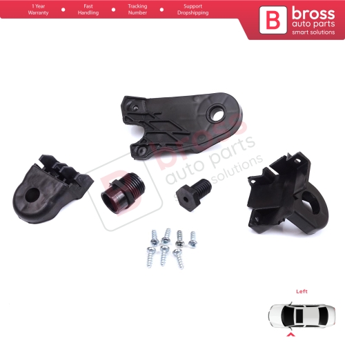 Headlight Holder Mount Repair Bracket Tab Set Left Side for Mercedes C Class W205 C205 S205 A205 2013-2023 A2058200514